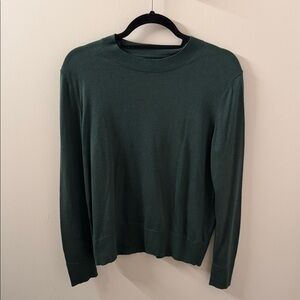 Banana Republic Forest Green Crew Neck Sweater